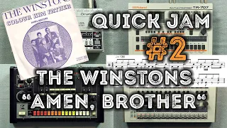 The Winstons "Amen Break" – Quick Jam #2 – Roland TR-606, TR-707, TR-808, TR-909