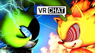 FLEETWAY SUPER SONIC MEETS SURGE THE TENREC! NEW CHATOIC FRIENDS! IN VR CHAT