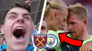 The Moment ERLING HAALAND Scored his FIRST Premier League Goal | West Ham 0-2 Man City