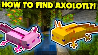 How to Find AXOLOTL in Minecraft 1.20+? How to Find Lush Caves | Java & Bedrock [Very Easy]