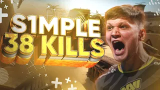 NAVI s1mple - 38 kills on Mirage - First Game in 2021! CS:GO FPL POV