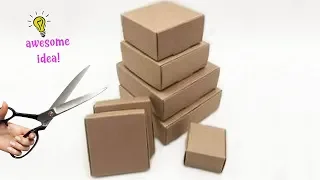 6 BRIGHT WAYS TO REUSE/RECYCLE SMALL EMPTY CARDBOARD BOXES! Best Reuse Ideas Best Reuse Idea