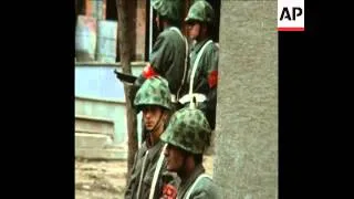 SYND 19-2-72 TROOPS ON THE STREETS AFTER GUERRILLA SHOOTING