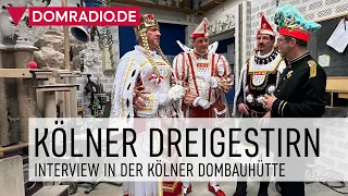 Dreigestirn besucht die Dombauhütte - Karneval trifft auf den Kölner Dom