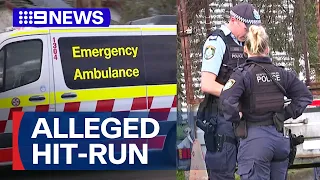 Search for hit-run driver after mum pushing pram struck by car | 9 News Australia