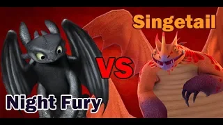 Night Fury vs Singetail | SPORE