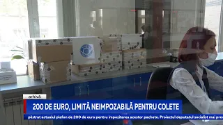 200 DE EURO, LIMITĂ NEIMPOZABILĂ PENTRU COLETE