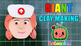 Giant cocomelon Mom clay making | Clay Toys 거대 코코멜론 클레이 만들기 |