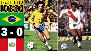 Brazil 3-0 Peru world cup 1978 | Full highlight | 1080p HD | Dirceu - Teofilo Cubillas