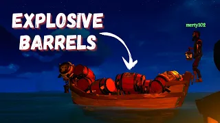 Bombing Ships in Sea of Thieves