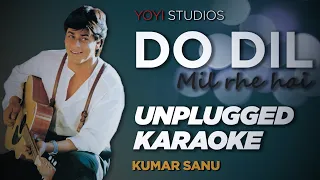 Do Dil Mil Rahe Hain BEST FREE Karaoke  | Kumar Sanu | Yoyi Studios