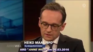 Bei @AnneWillTalk entlarvt: @HeikoMaas wird von seinem eigenen Sprecher beklatscht