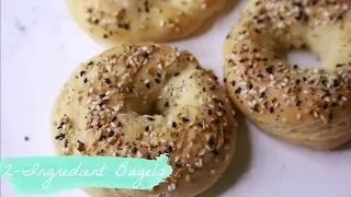 SUPER Easy 2-Ingredient Bagels