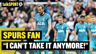 "I CAN'T TAKE ANYMORE!" 😔 Spurs fan RANTS after 6-1 THRASHING vs Newcastle United! 😡