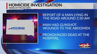 Man found with gunshot in Rapid City street dies at hospital