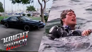 KITT Saves Michael From Drowning | Knight Rider