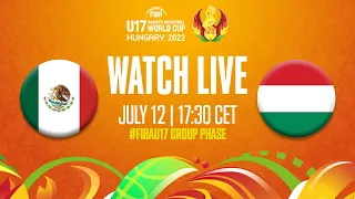 Full Baketball Game | Mexico v Hungary | FIBA U17 Women's Basketball World Cup 2022