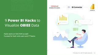 9 Power BI Hacks to Visualize OBIEE (and OAC/OAS) Data