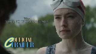 YOUNG WOMAN AND THE SEA Official Trailer (2024) Daisy Ridley | Disney