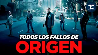 El Origen (2010): 65 fallos (errores, fallos, agujeros de guion, cliches, sinsentidos) - Toni Cine