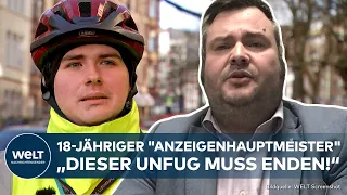 GRÄFENHAINICHEN: "Schon 4000 Anzeigen!" Deutschlands teuerste Petze! Niclas Matthei auf Streife!