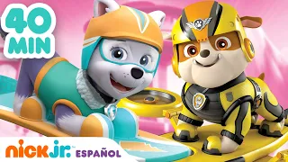 PAW Patrol, Patrulla de cachorros | 40 MIN de INCREÍBLES rescates de la Patrulla canina | Nick Jr.