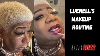 Luenell's makeup routine