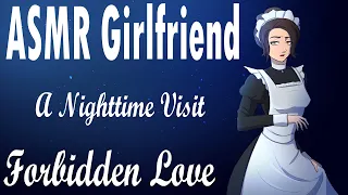 |ASMR| Maid Girlfriend Visits You 💜 |Forbidden Love| |Whispers| |Roleplay| |English Accent|