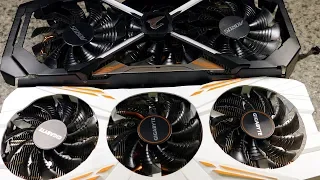 Gigabyte GTX 1080Ti  AOURUS vs Gaming OC