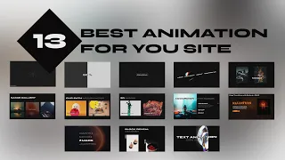 13 Best Animation For Your Site | HTML, CSS, JQUERY & GSAP