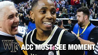 Wake Forest's Daivien Williamson's Heroic Game-Winning 3 | ACC Must See Moment