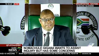State Capture Inquiry I Noma Gigaba testifies - Part 1
