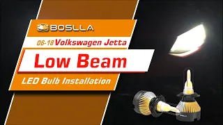 VW JETTA 2006-2018 Headlight Bulb Installation| H7 Bulb Replacement Guide