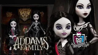 💀🎀THE ADDAMS FAMILY TWO PACK SKULLECTOR MONSTER HIGH DOLLS REVEALED, MY OPINIONS ON IT💀🎀