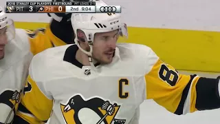 Pittsburgh Penguins at the Philadelphia Flyers - April 18, 2018 | Game Highlights | NHL 2017/18