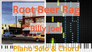 🎹Solo & Chord, Root Beer Rag, Billy Joel, Synthesia Piano