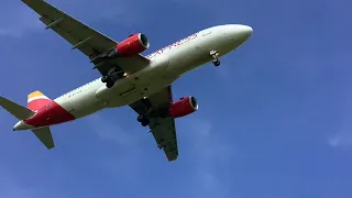 24 minutes of watching jets at Gatwick airport 08R arrivals and departures (LGW)