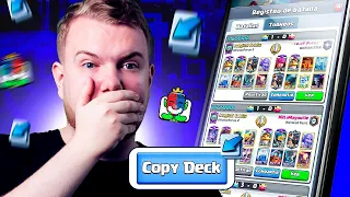 BEATING EVERYONE BY COPYING MY OPPONENTS DECKS! - Clash Royale