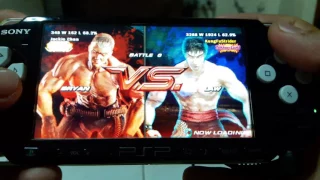PSP Tekken 6 Ghost Battles with Bryan