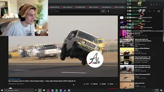 xQc Is Impressed With Saudi Arabia Stunt Drivers