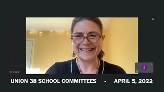 U38 School Committee Meeting - April 5, 2022