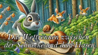 Das Wettrennen zwischen der Schnecke und dem Hasen  - 0019 - Gute-Nacht-Geschichte für Kinder