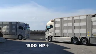 4k - 1500 HP + 2x Volvo Trucks FH16 750 Exterior Design + Trailer (F.lli Cancro)