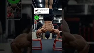 He Built Muscular Back “Abs” 🤯