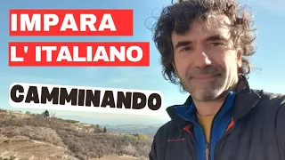 IMPARA L'ITALIANO CAMMINANDO|LEARN ITALIAN ON A HIKE🍁🌿🦎(sub ITA)