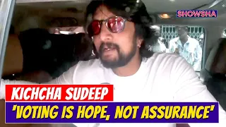 Kannada Star Kichcha Sudeep Casts His Vote In Bengaluru, Calls It A 'Big Day' For Indian Democracy