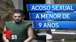 Hombre acusado de mostrar material obsceno a una niña de 9 años