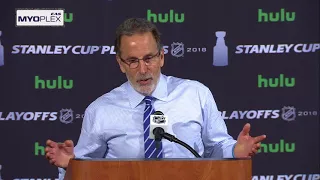 Post game: John Tortorella 4/17/18