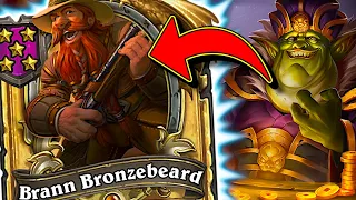 Golden Brann on GALLYWIX?! | Hearthstone Battlegrounds