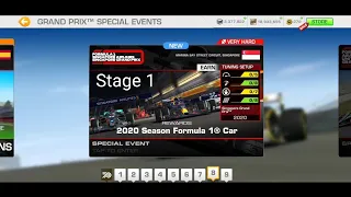 Real Racing 3: F1 2020 Singapore Airlines Singapore Grand Prix ft McLaren MCL35: Stage 1